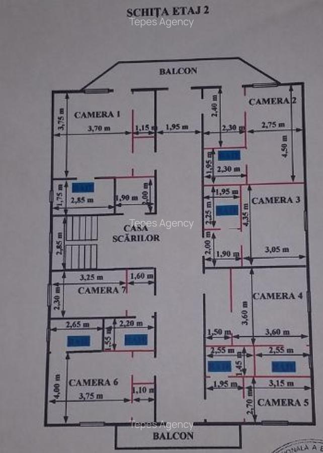 Ocazie!, Pret: 670.000 euro,Imobil D+P+2E+M, 30 cam, 886/2851 mp teren, Timisoara,Nord, ideal pentru - 9