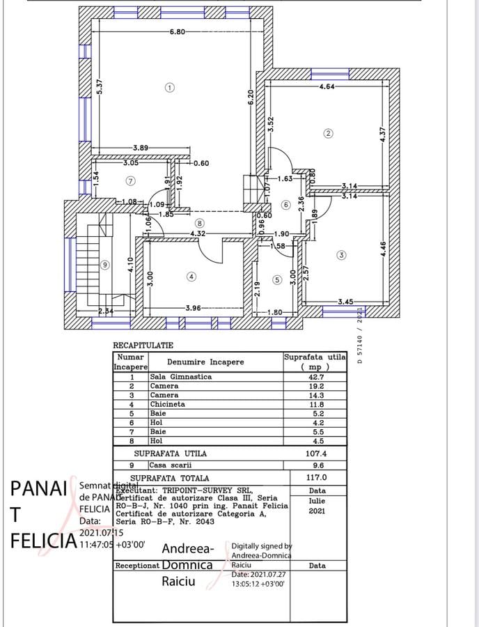 Floreasca / Casa Individuală cu 4 Apartamente - Birouri / Parcare + Curte / 2021 - 8