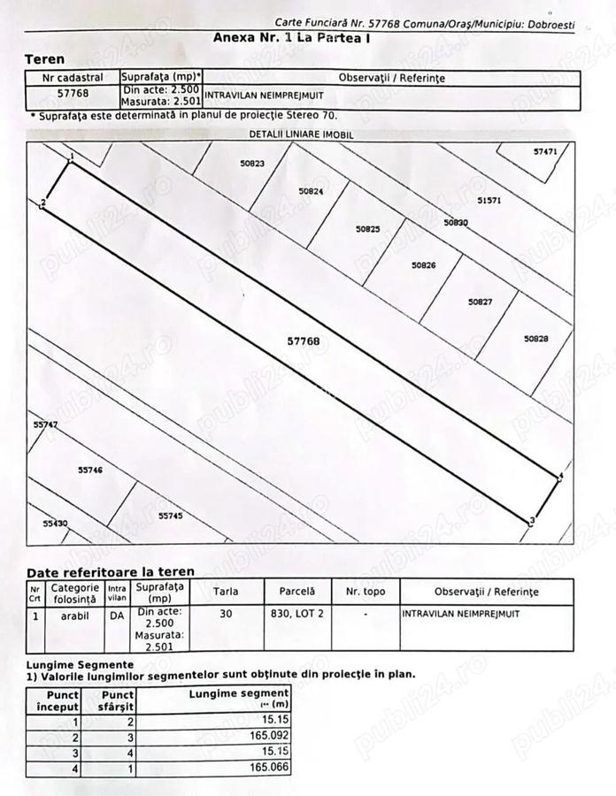 Teren de vanzare Str Stejarului Dobroesti - 1