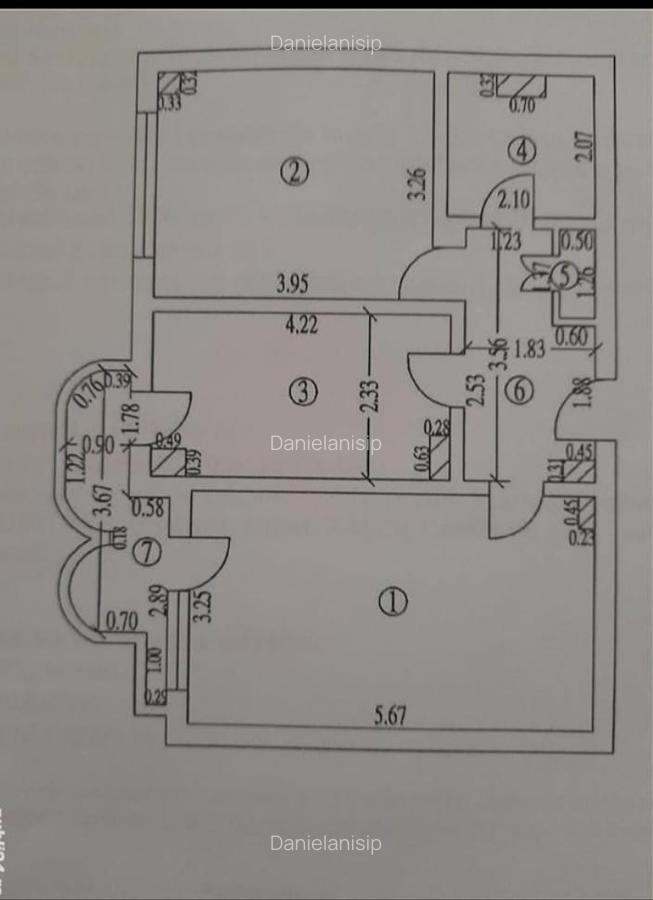 De vânzare apartament 2 camere decomandat – zona I.C. Frimu. - 1 De vânzare apartament 2 camere decomandat – zona I.C. Frimu. - 1