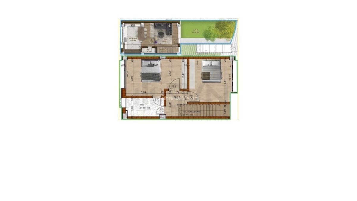 REA1016562 Apartament 3 camere Domenii bloc Boutique cu gradina - 10