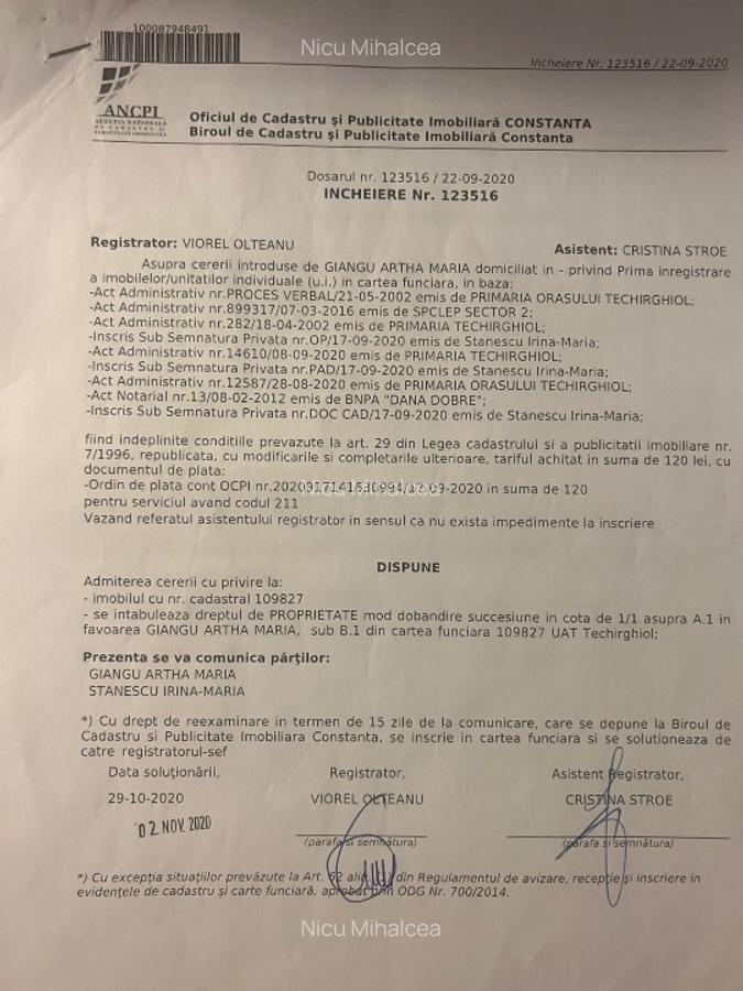 Teren și proiect - 2