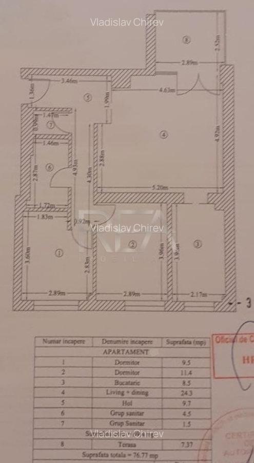 Apartament 3 camere Floreasca, mobilat, cu parcare inclusa - 12