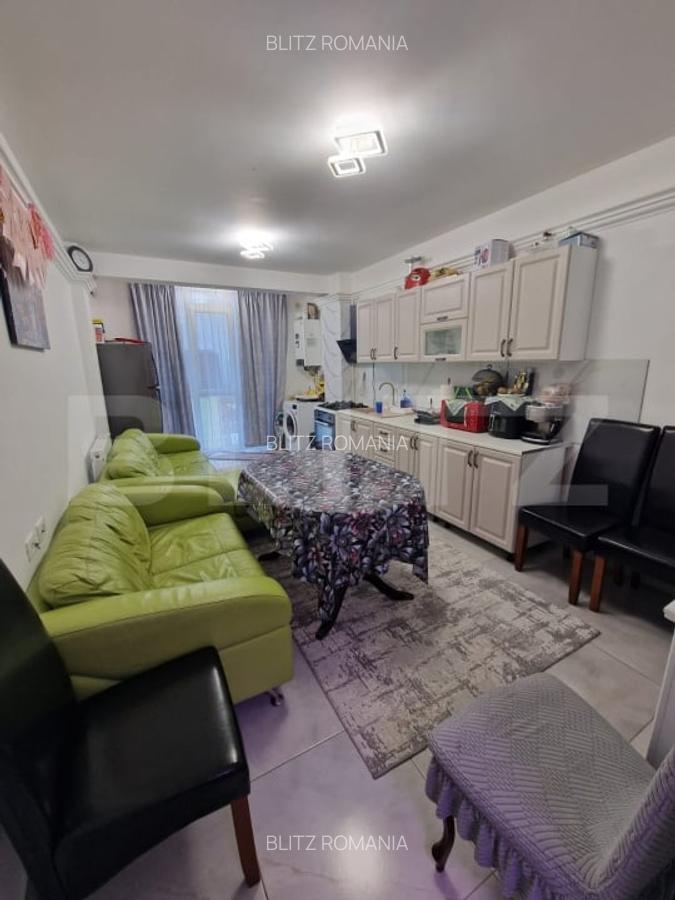 Apartament cu 2 camere, 57 mp, etaj 1, cartier Burdujeni - 2