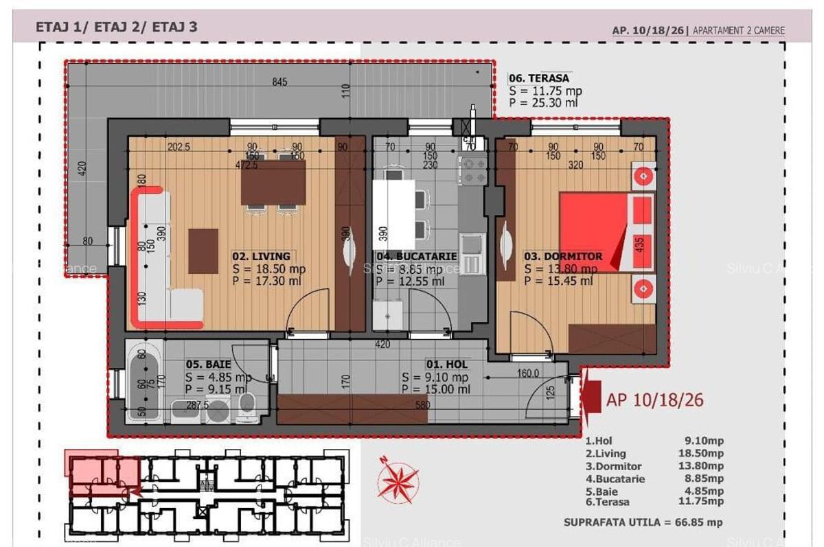 Mutare directa 2 camere decomandat bloc nou Oltenitei Berceni - 6