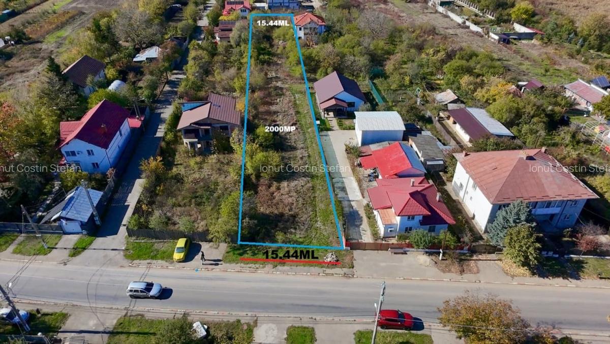 Teren intravilan 2000mp Balotesti, asfalt, utilitati, zona centrala - 1 Teren intravilan 2000mp Balotesti, asfalt, utilitati, zona centrala - 1