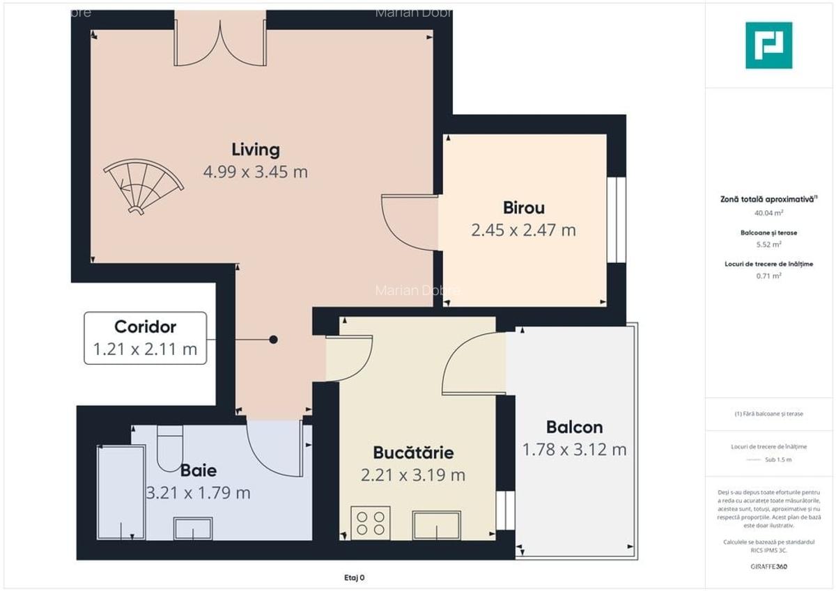 Apartament cu 3 camere semidecomandat în Dumbrăvița - 7