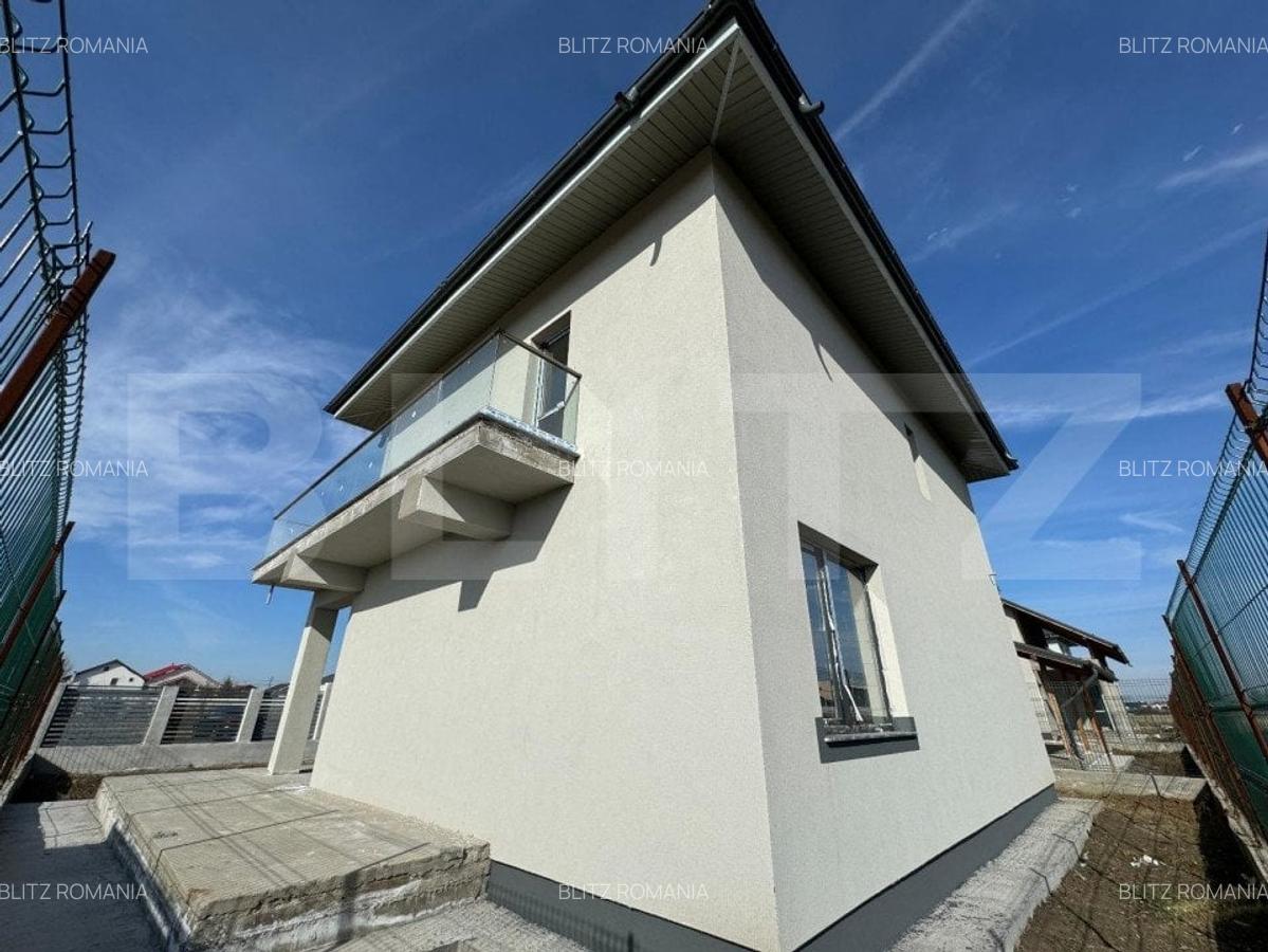 Casa semi-finisata P + E, 111 mp utili, teren 339 mp, Pielesti, zona Magnolia - 5
