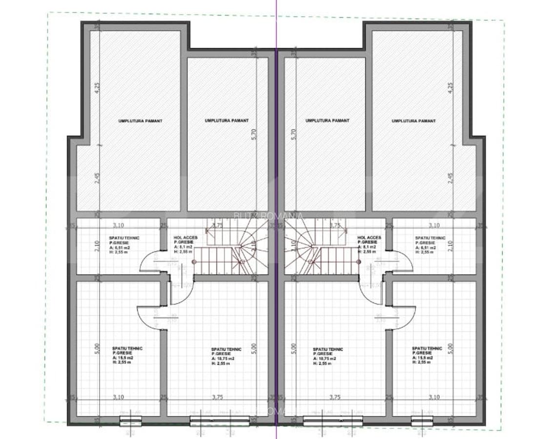 Casa moderna 192 mp, 5 camere, Living, Bucatarie, ansamblu premium - 9