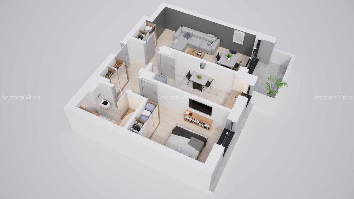 Apartament 2 camere, bloc nou, construcție solidă, parcari subterane și boxe - 13