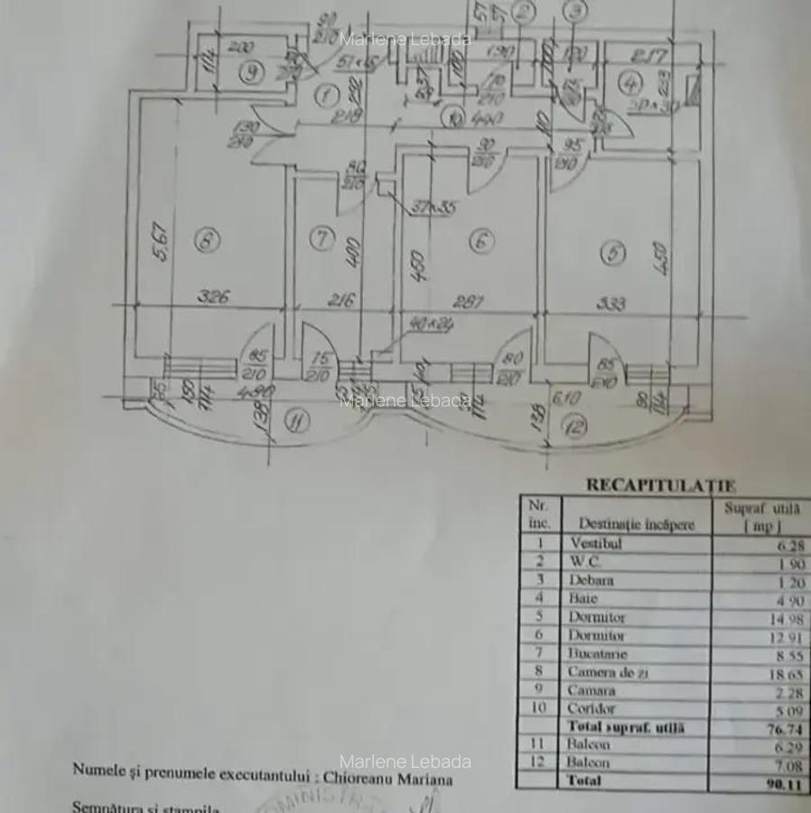 Apartament 3 camere, 2 băi, 2 balcoane, zona Radu Vodă, Uniri - 18