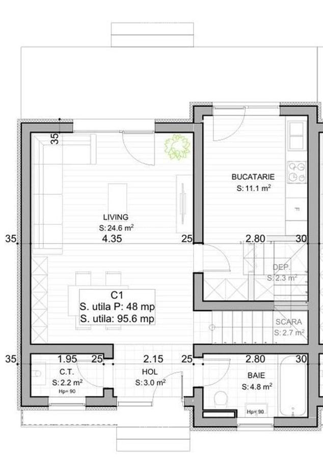 COMISION 0%. Duplex in Braytim. Asfalt. Langa Musicescu. - 18