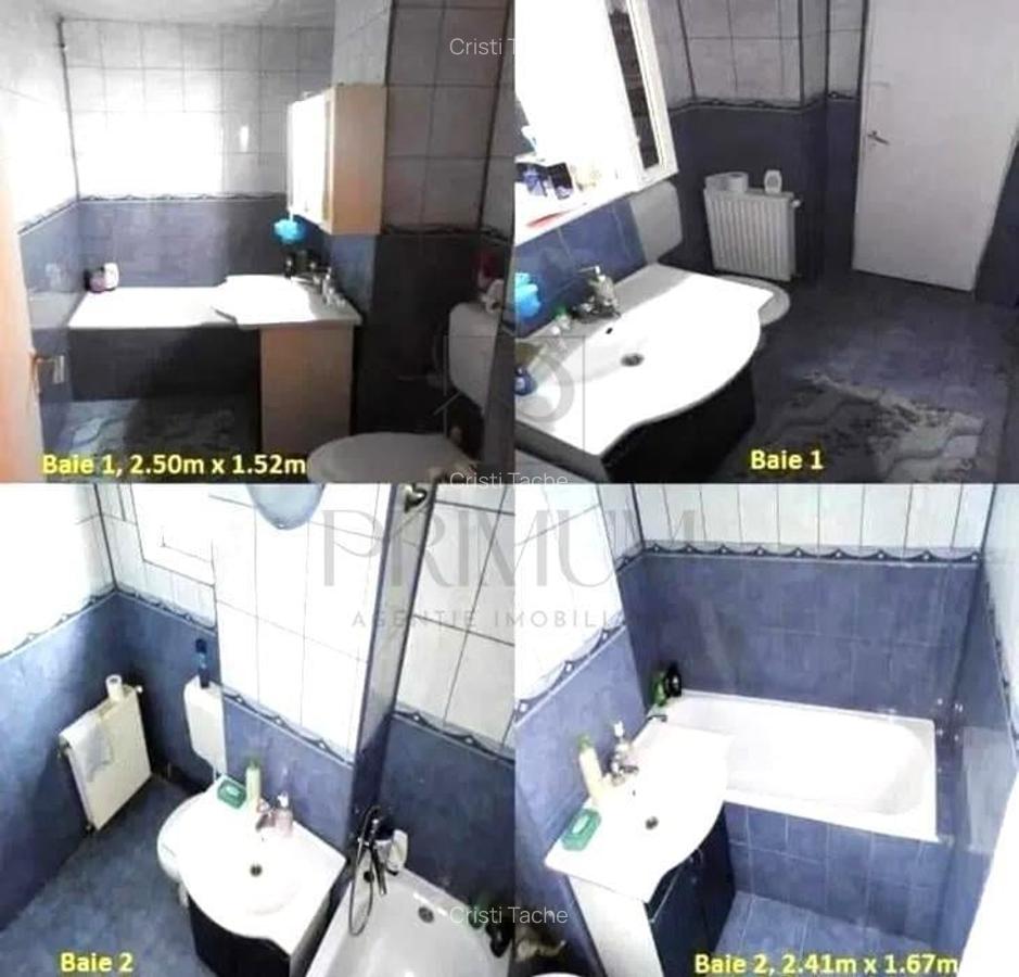 DAMBOVITA - 5 cam - 2 bai - 2 balcoane - centrala proprie - 4