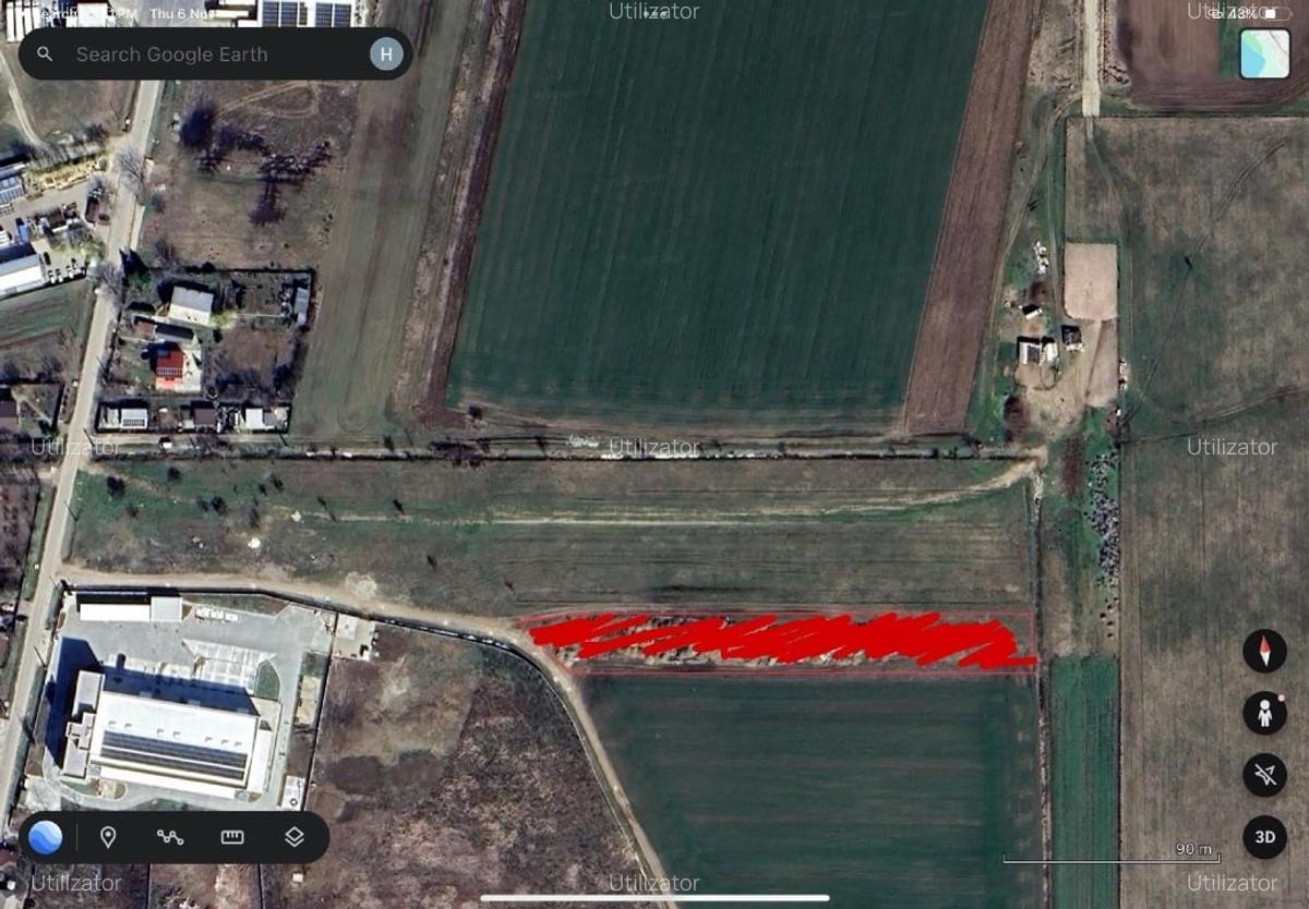 Teren de vanzare branesti, langa fabrica Makita - 1