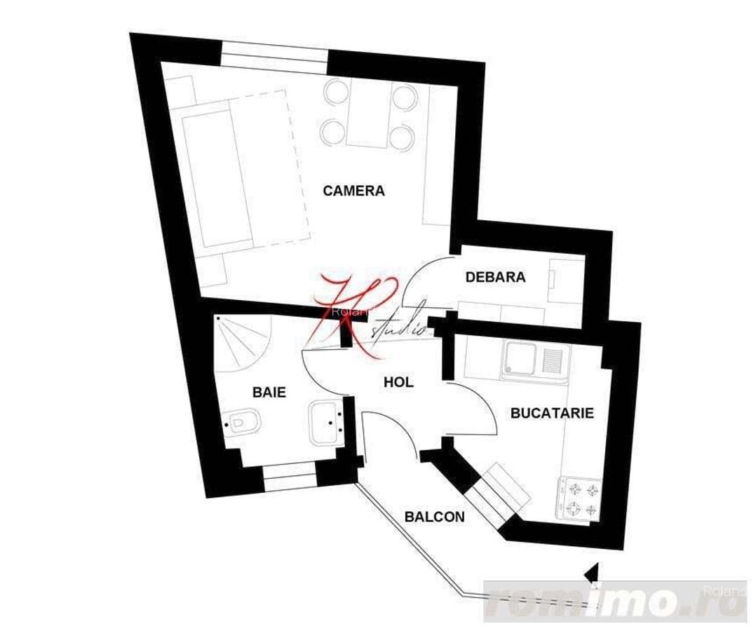 IDEAL INVESTITIE! Vanzare garsoniera total renovata, in bloc mic, Piata Dorobanti, 0% comision - 2