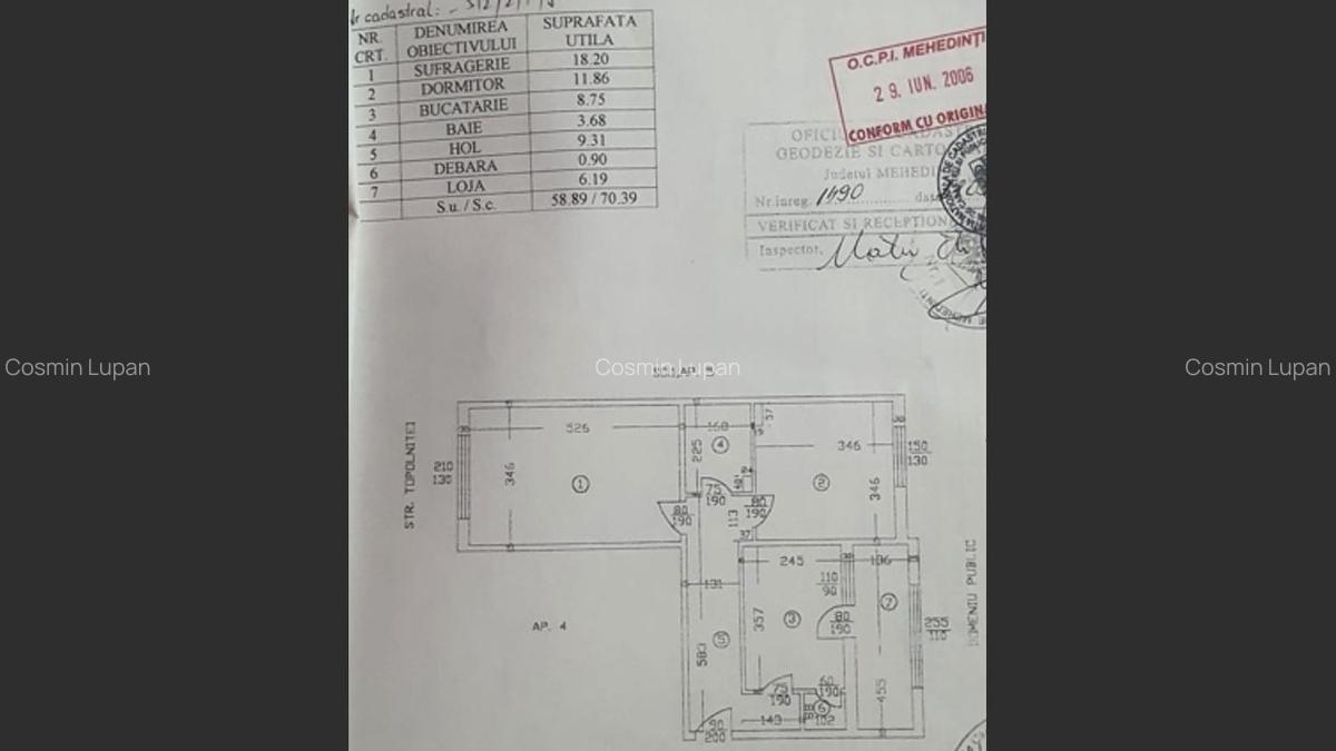 Apartament 2 camere, et.1 - 3