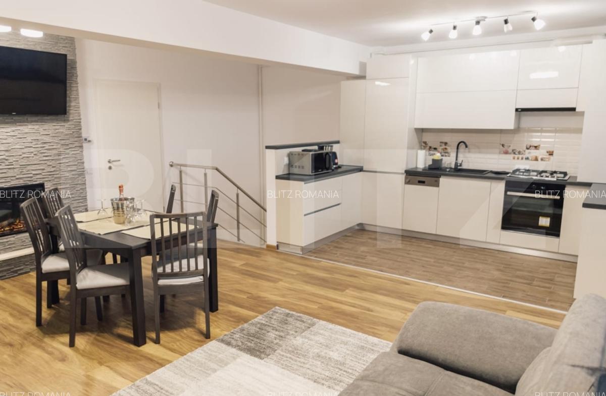 Penthouse de 3 camere, decomandat, 83 mp, 2 bai si terasa, in Tractorul, Coresi - 2