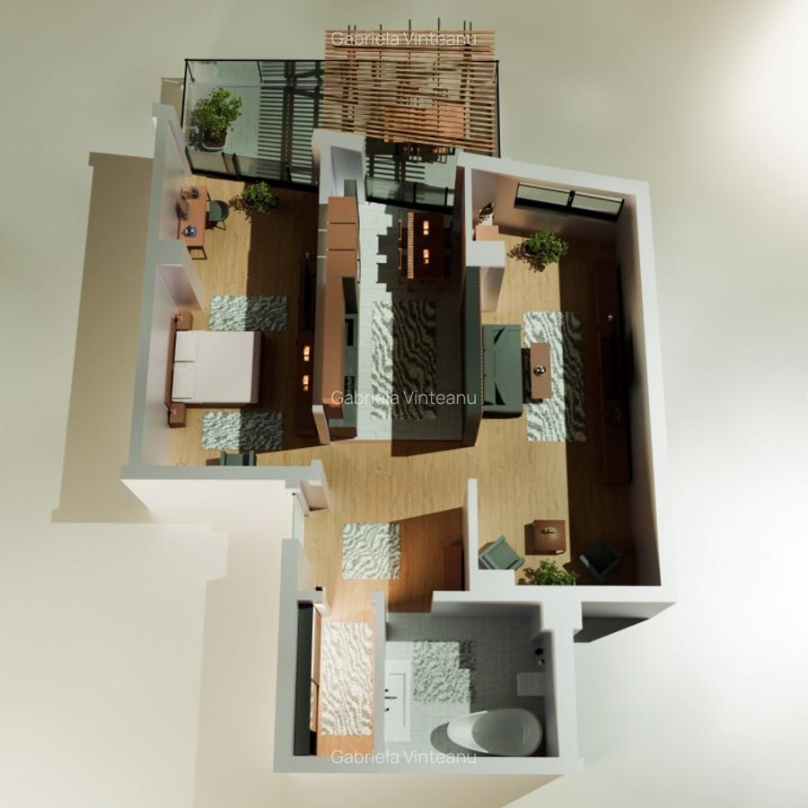 Tomis Nord/Carrefour -Vanzare apartament cu 2 camere, bloc nou. - 8