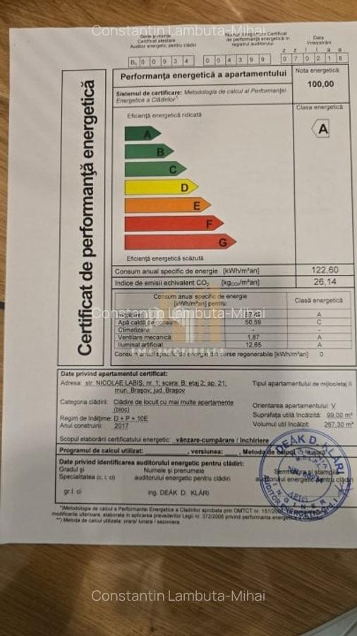 Apartament cu 3 camere decomandat, mobilat în Tractorul - 20