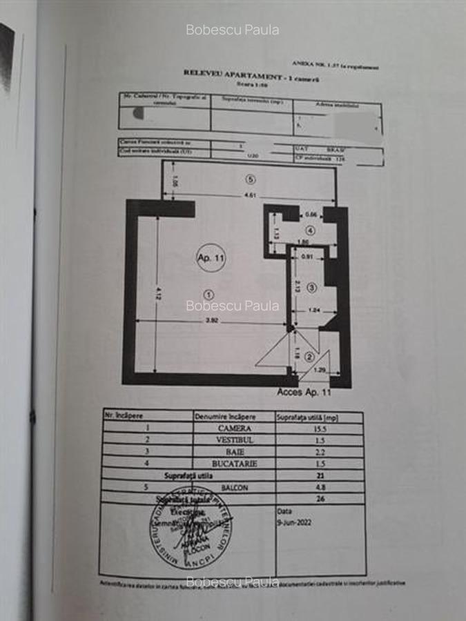 Garsoniera-etaj intemediar, Zona Afi Mall/Tribunal, Centrul Civic, Brasov - 8
