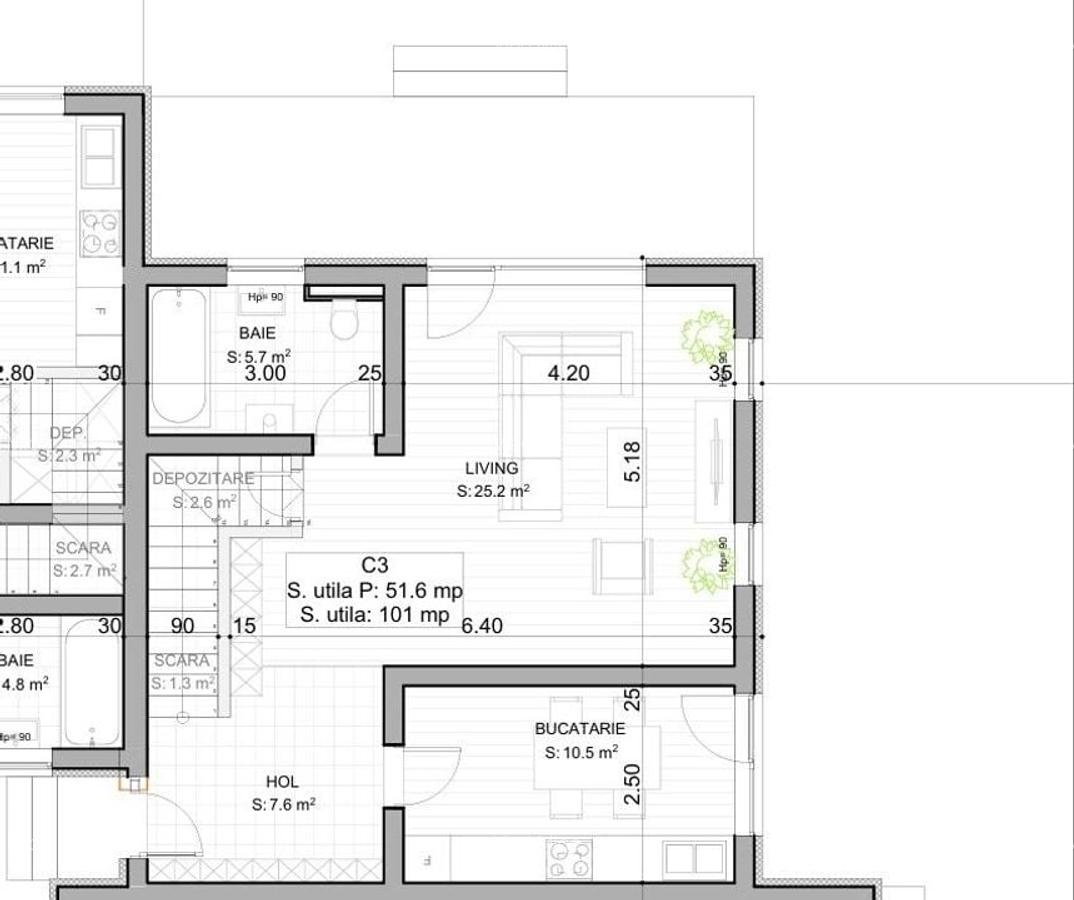 COMISION 0%. Duplex in Braytim. Asfalt. Langa Musicescu. - 16