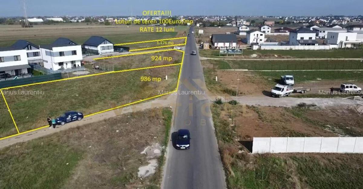 Lot la sosea!!! Teren intravilan in Comuna Berceni - 1