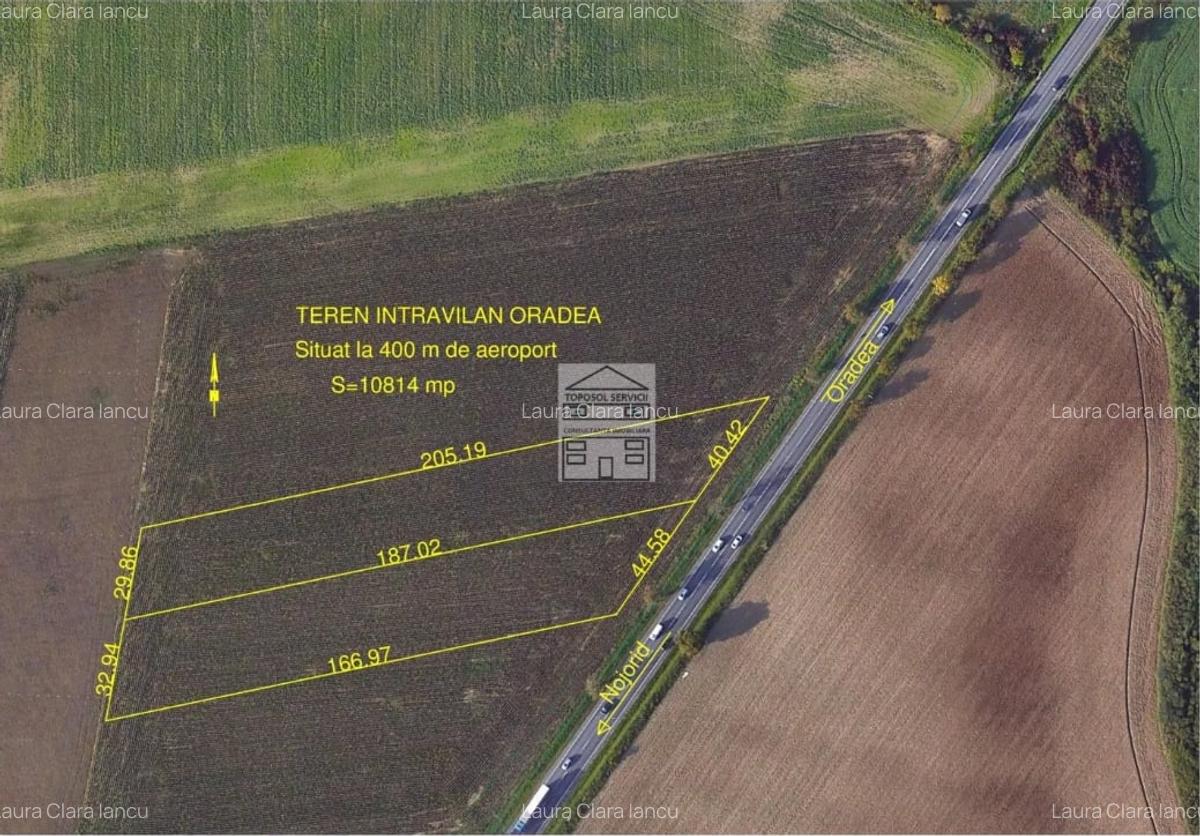 Teren intravilan langa Aeroportul international Oradea - 1
