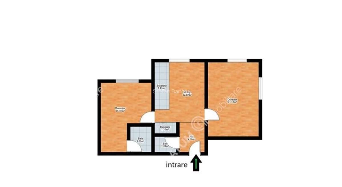 Apartament cu 3 camere la etajul in zona Lazaret din Sibiu - 14