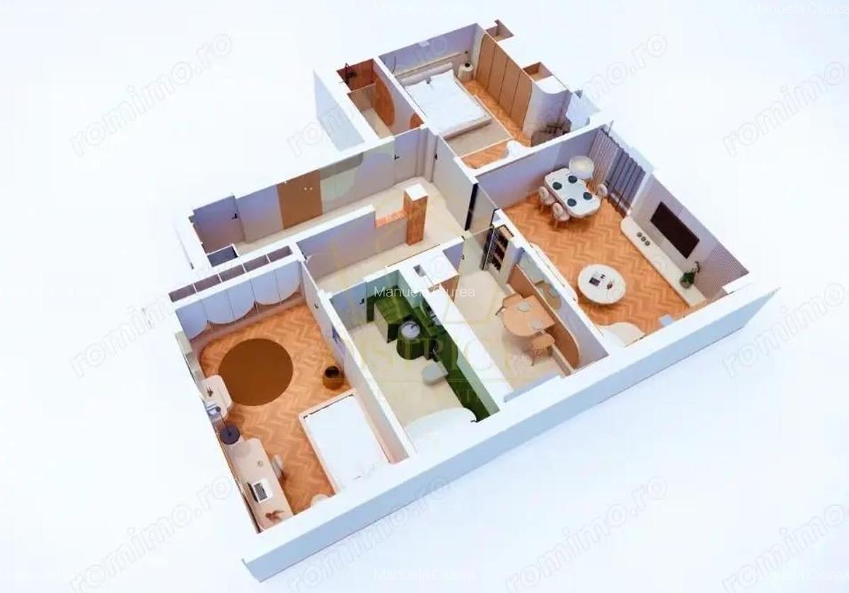 Apartament deosebit cu 3 camere | Terasa 66mp | Lipovei - 10