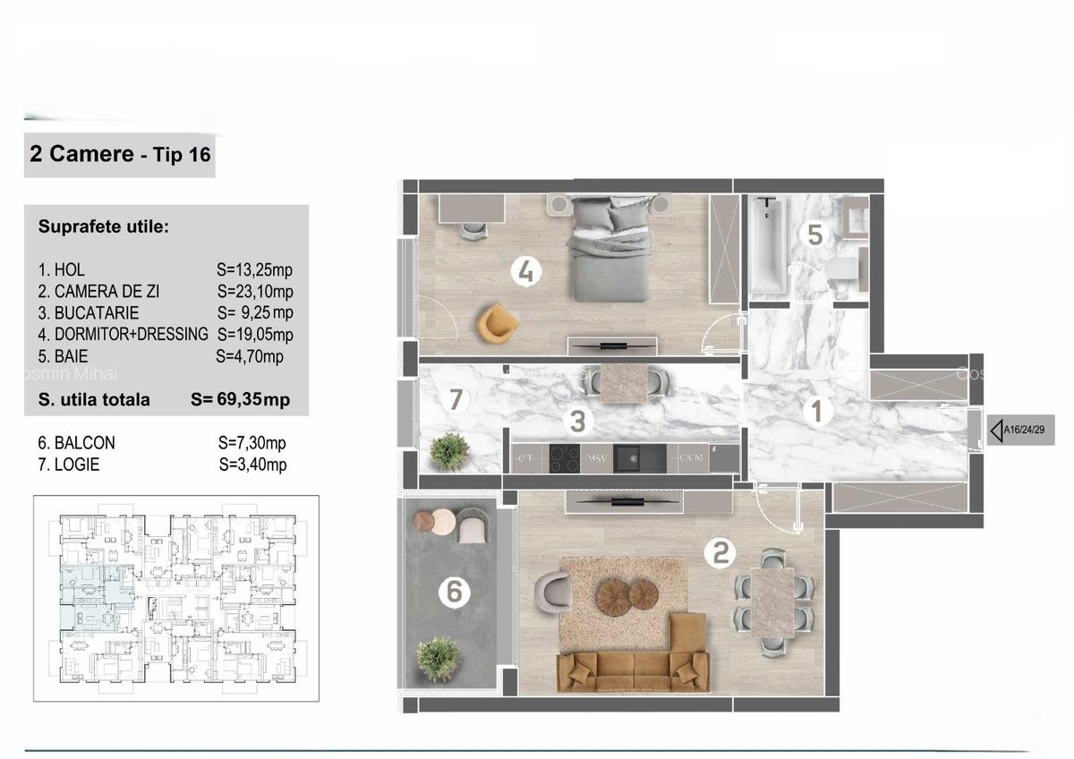 Apartament 2 camere-80mp-Imobil 3 etaje-Parc Tineretului-Metrou Eroii Revolutiei - 9
