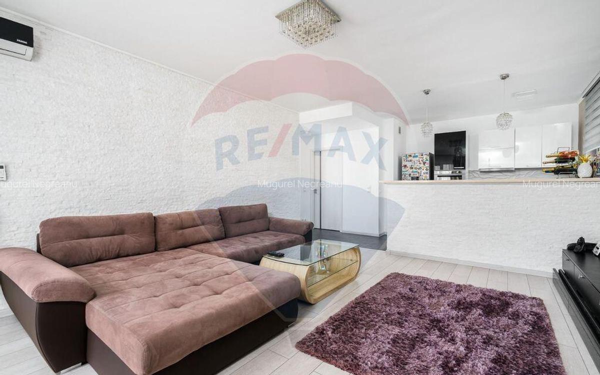 Apartament 3 camere mobilat/utilat de lux cu terasa - 96.... - 2