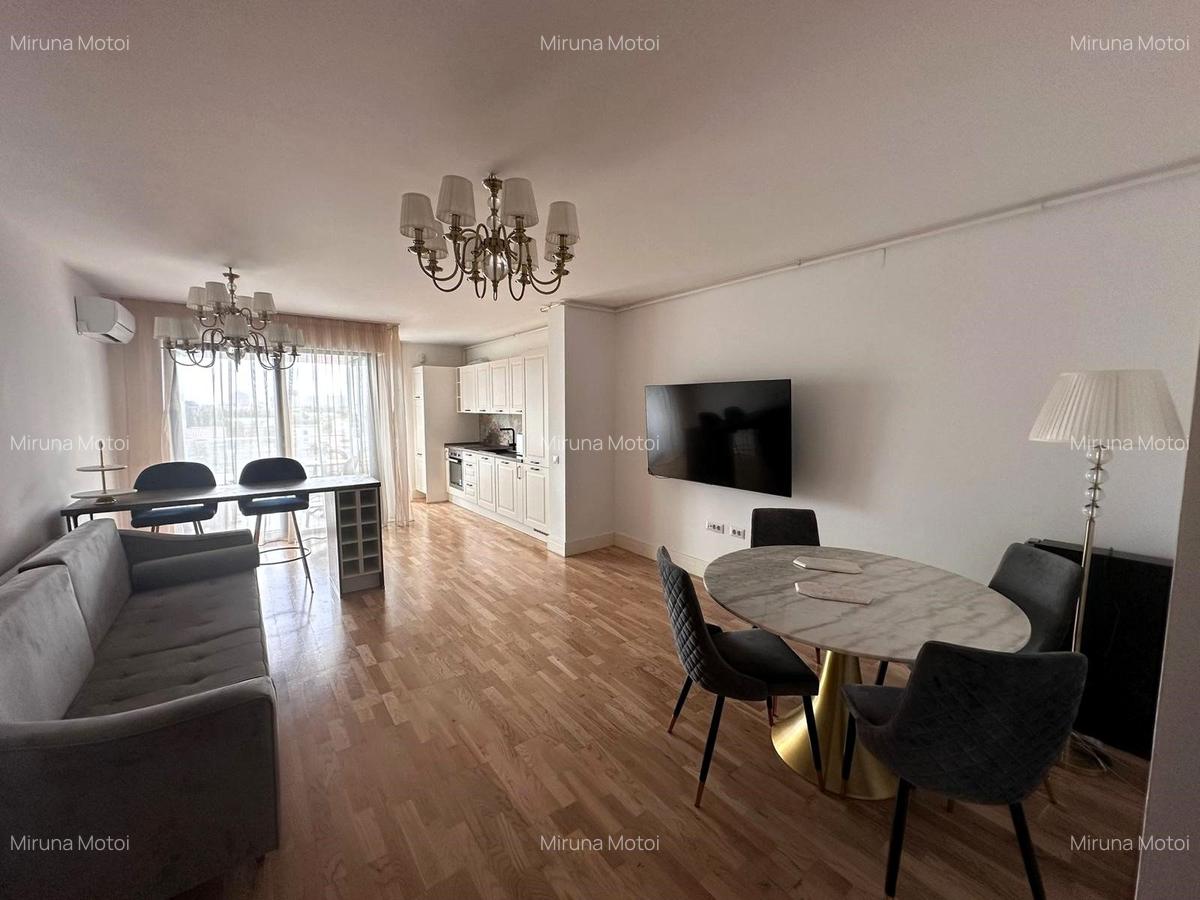 Apartament cu 2 camere decomandat, mobilat în Barbu Văcărescu - 2