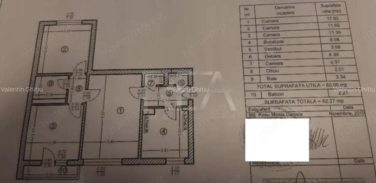 3 camere - Baba Novac - renovat - parcare - metrou - 7
