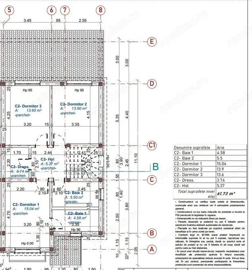 Sacalaz - Duplex(P+E) - Su:120mp - 3 minute de Timisoara - 10