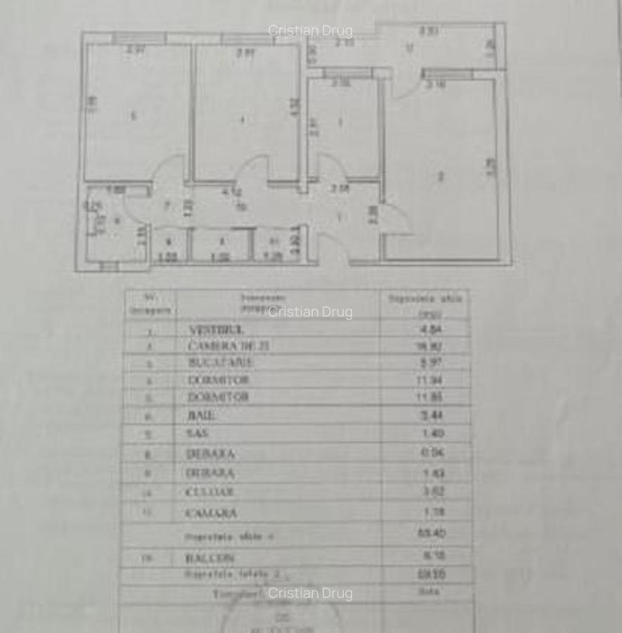 Apartament 3 camere Dristor - 8