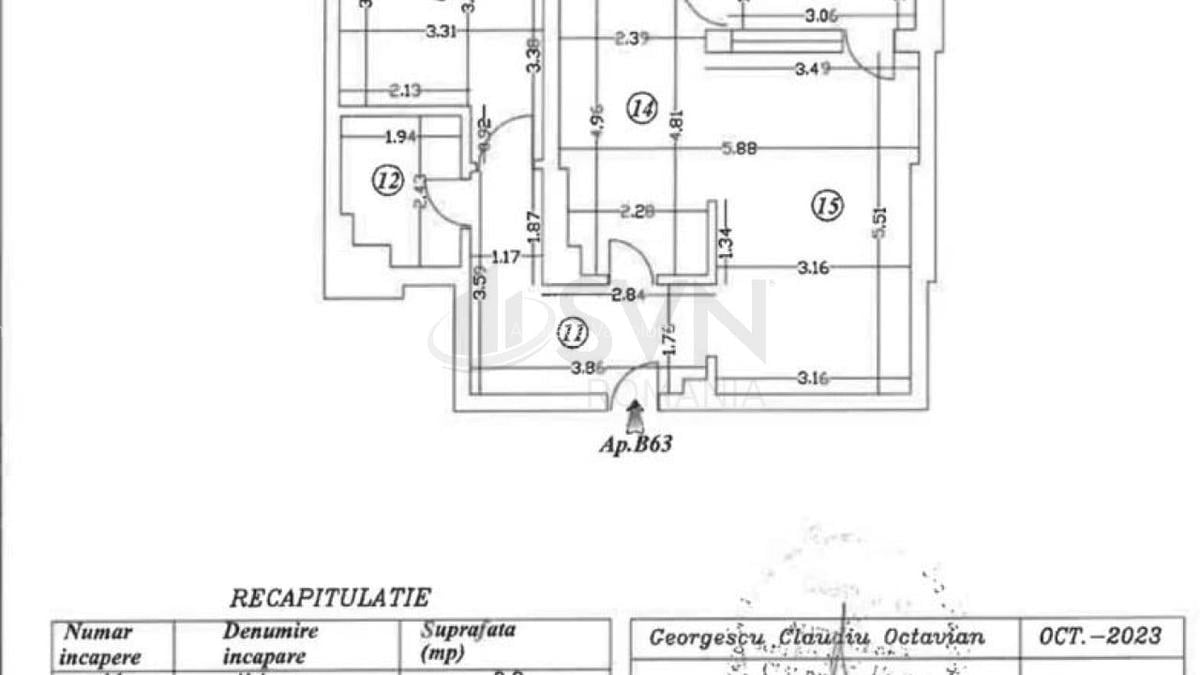 Apartament cu 2 camere semidecomandat în Timpuri Noi - 10
