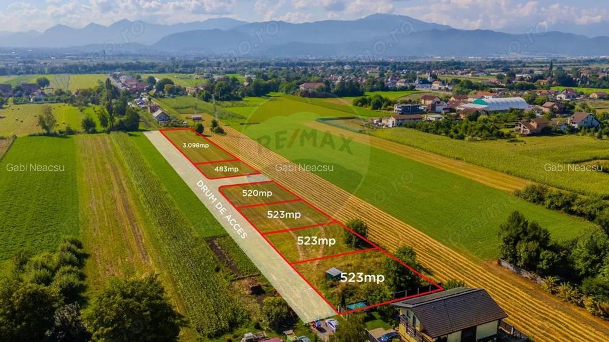COMISION 0% Teren 523 mp Brasov / Stupini - 2