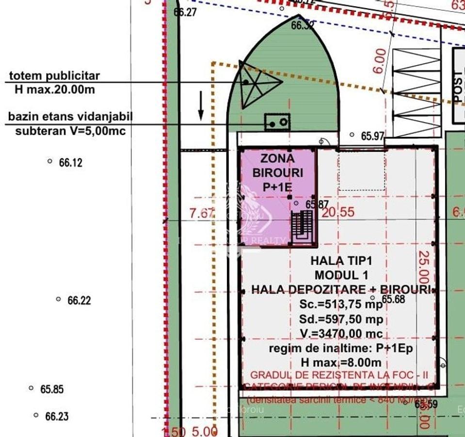 Hala de inchiriat parc logistic 600 mp | zona Pallady - 7