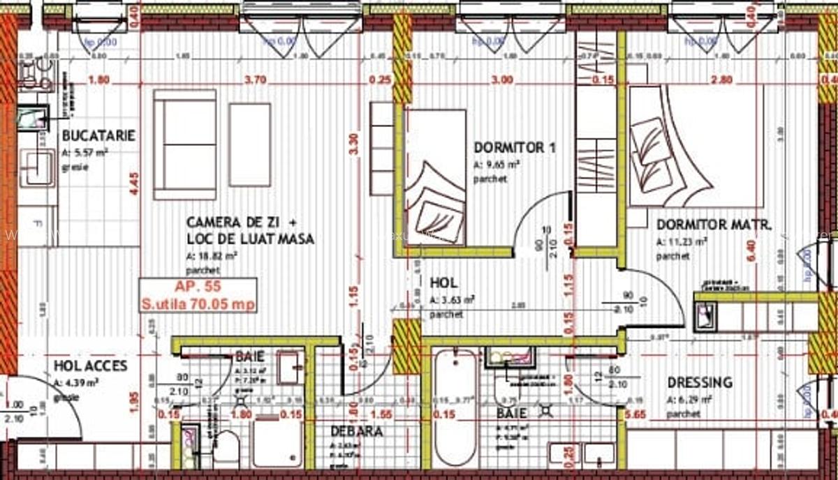 Apartamente in proiect exclusivist, 3 camere, Tineretului, 63mp | 77mp - 3