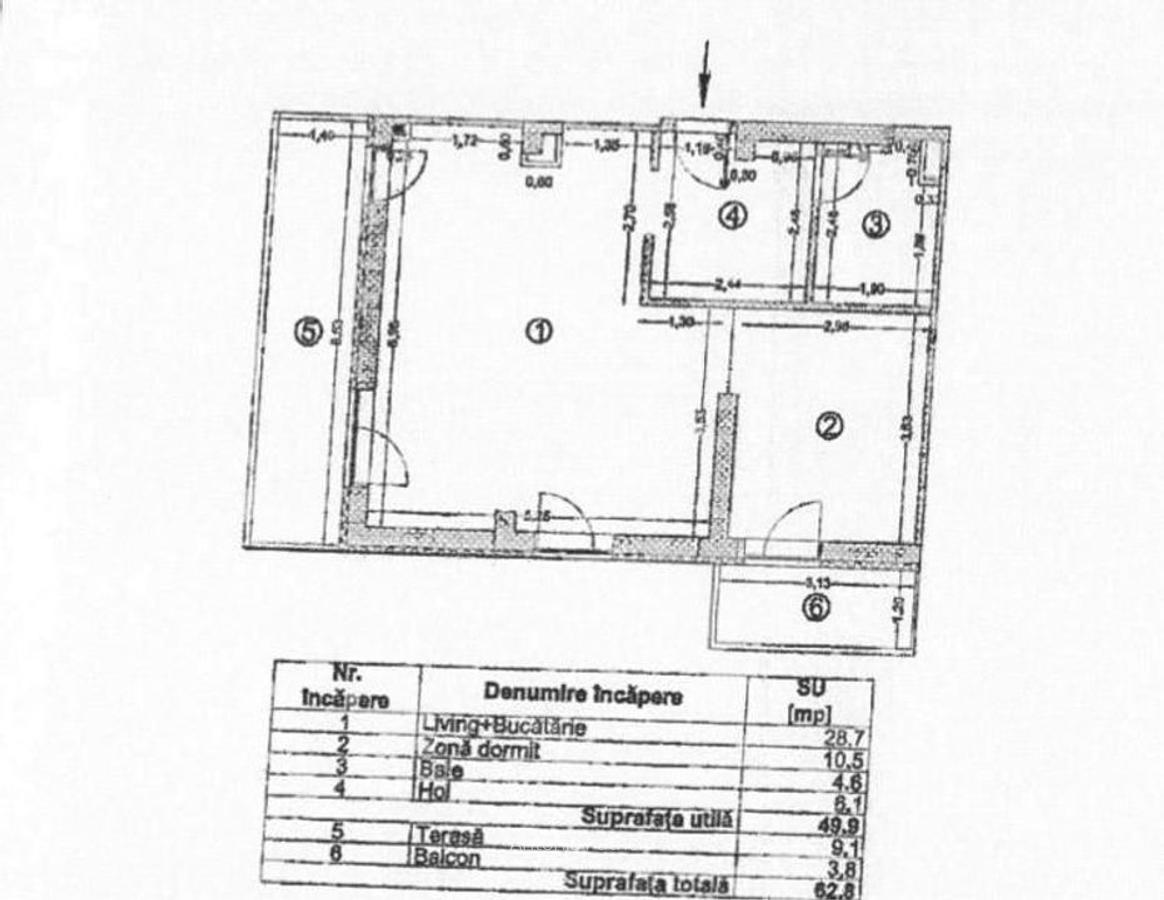 Apartament 2 camere Grand Arena 62mp - 7