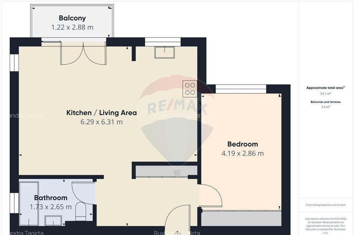 Prima inchiriere: apartament 2 camere|loc de parcare|boxa - 12