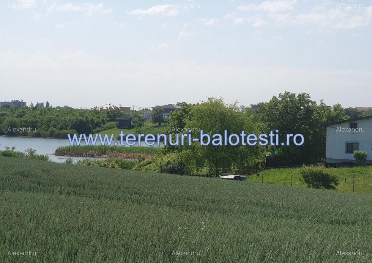Teren cu vedere la lac Balotesti 600mp - 8