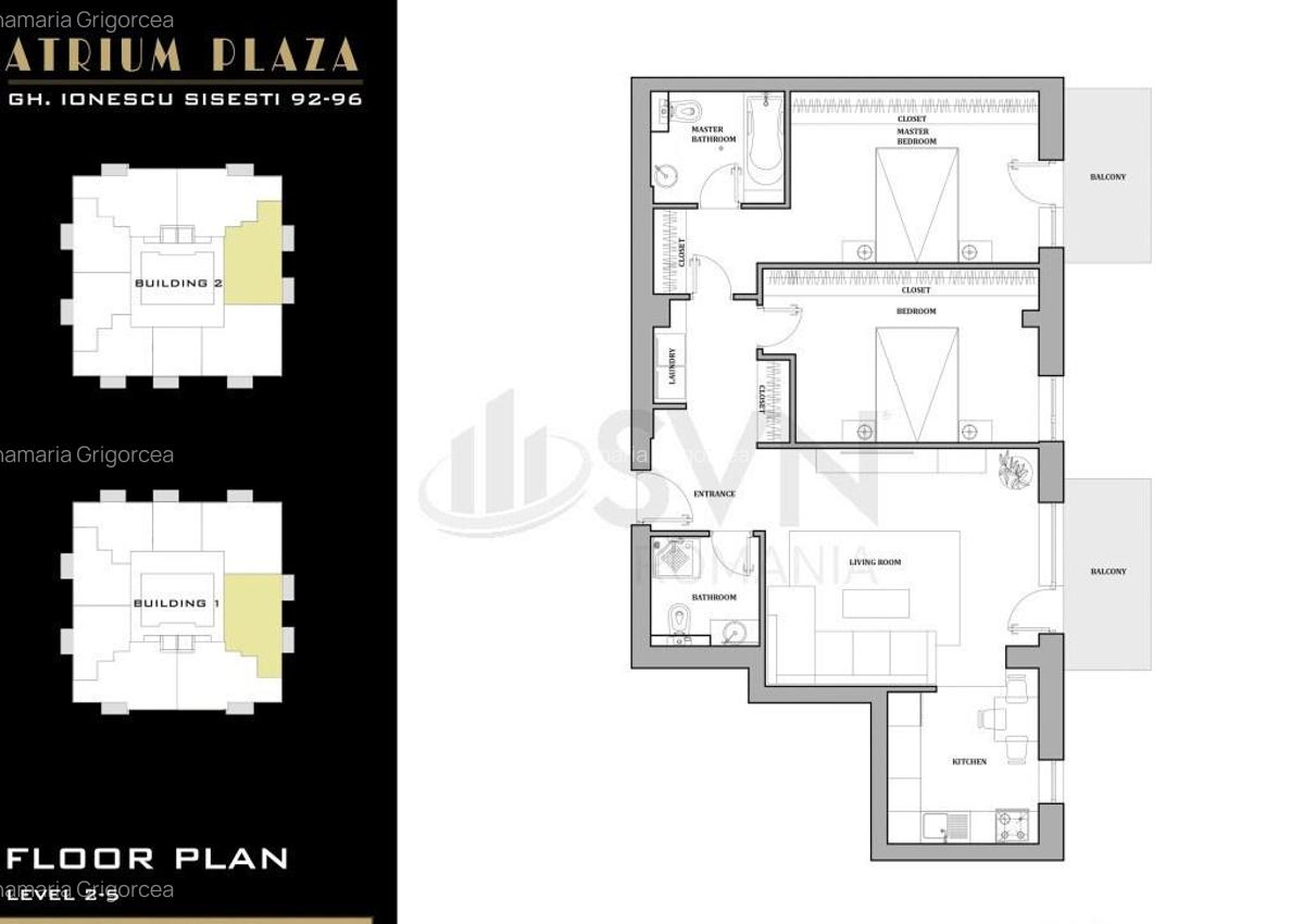 Apartament 3 camere premium Atrium Plaza NOU - 8