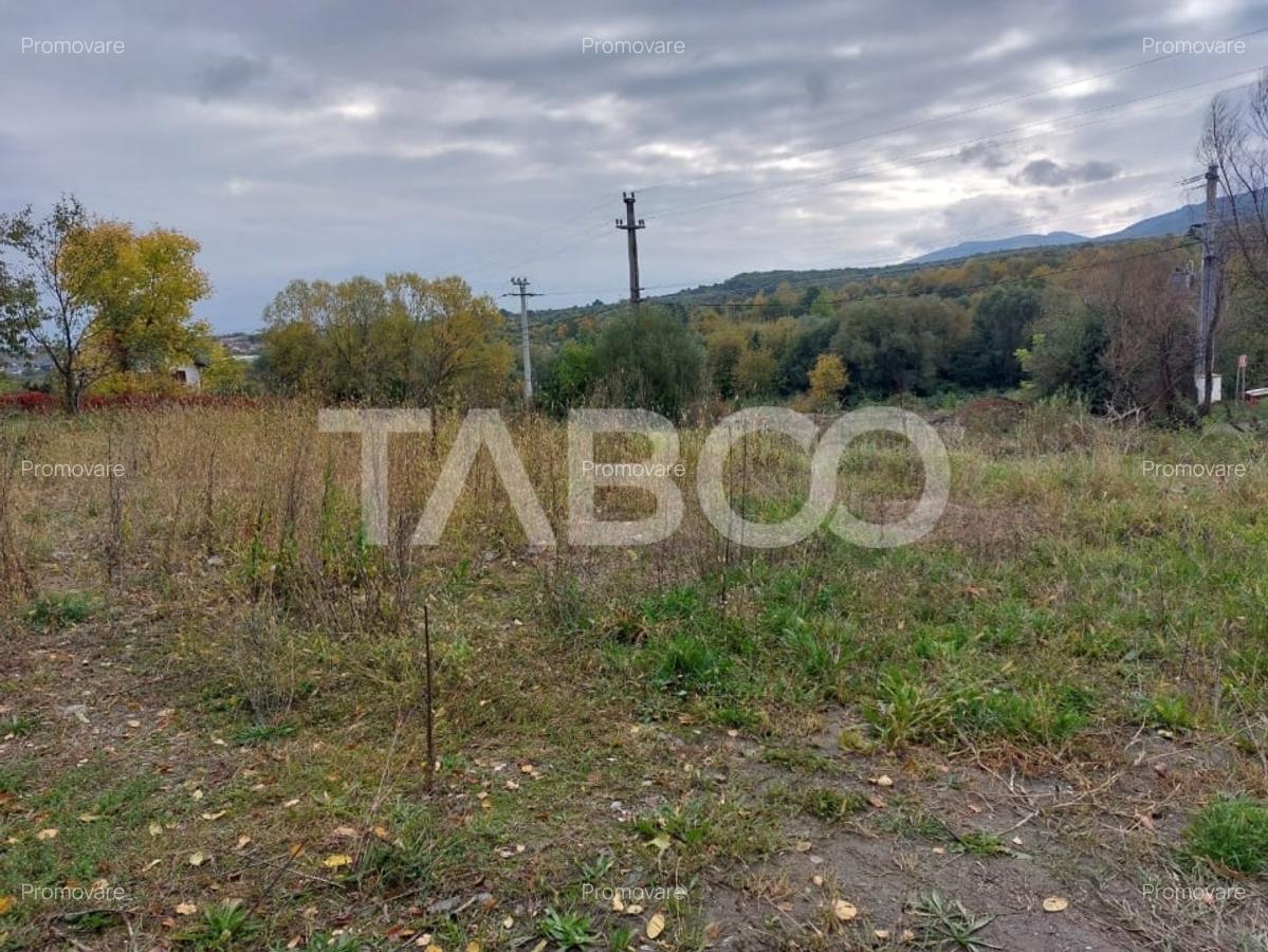 Teren intravilan 507 mp deschidere 17 m PUZ aprobat Cisnadioara Sibiu - 2