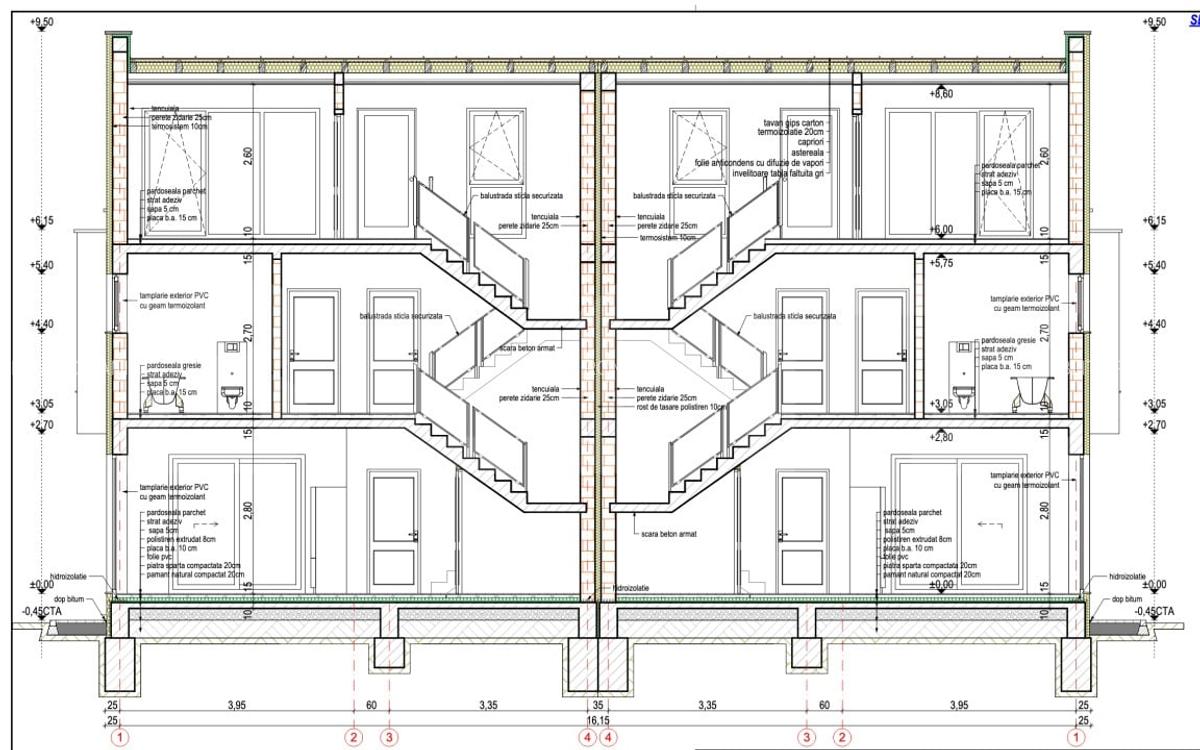 Casa tip duplex de lux P+2, priveliste superba spre munti, 10 camere - Ghimbav - 10