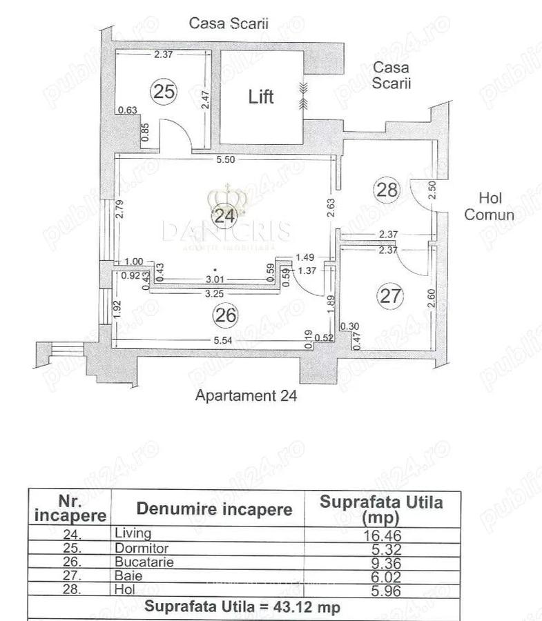 Apartament 2 camere Zona Bratianu, Bloc Nou - 5