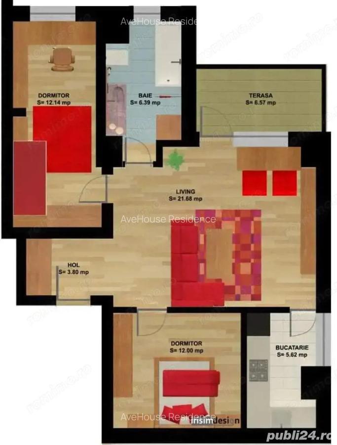 Apartament 3 cam zona Dristor - Rm Sarat - 10