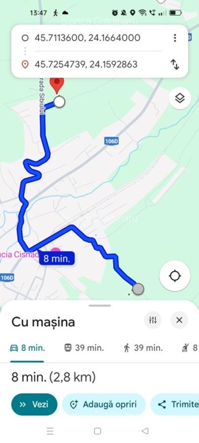 Vând teren  intravilan- proprietar 1050 mp - 1