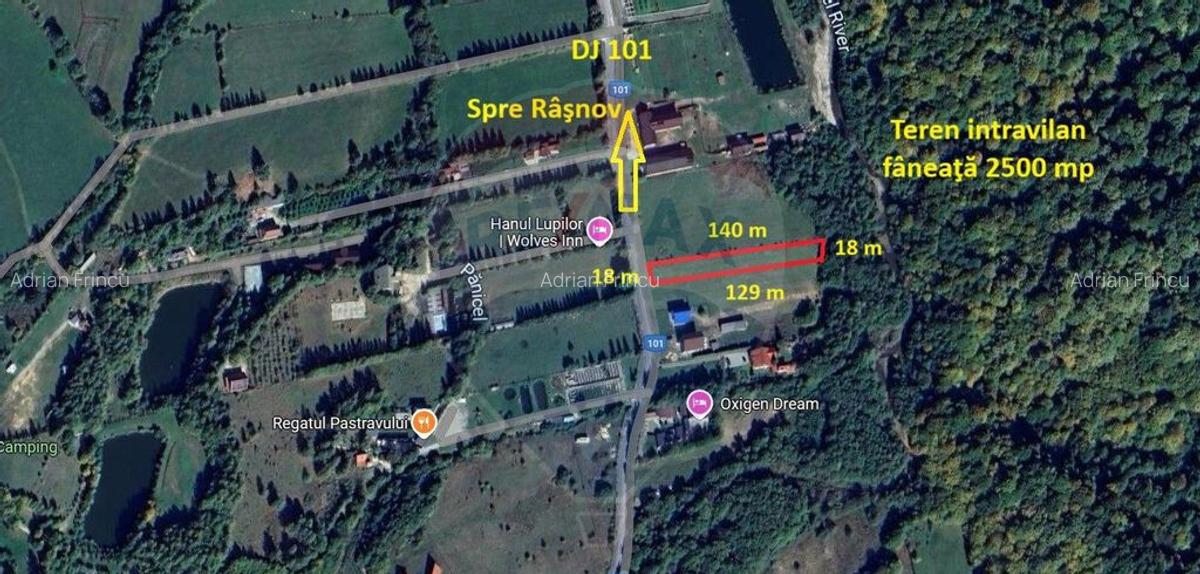Teren intravilan, 2500 mp, Rasnov, Glajarie - 1