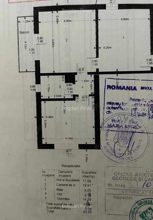 Apartament 2 camere Lenin Sud(str Florilor) Ramnicu Valcea - 9